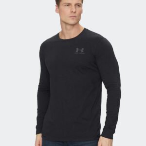 Under Armour Αθλητική Μπλούζα Μακρυμάνικη Μαύρη