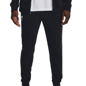 Under ArmourRIVAL TERRY Παντελόνι Φόρμας με Λάστιχο Μαύρο