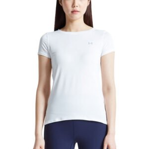 Under ArmourHeatGear Γυναικείο T-shirt Fast Drying Γαλάζι